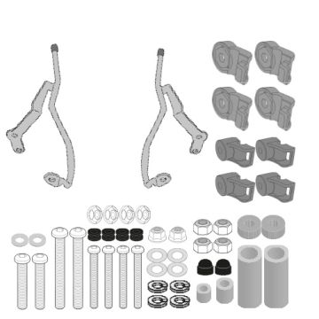 Givi Kit de Anclaje para Parabrisas 7057A para SYM Symphony 125 (21-25)