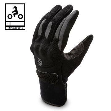 Guanti moto estivi Befast ISLAND CE Certificati Nero
