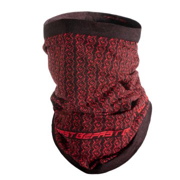 Befast Braga de cuello Neckgaiter negro rojo