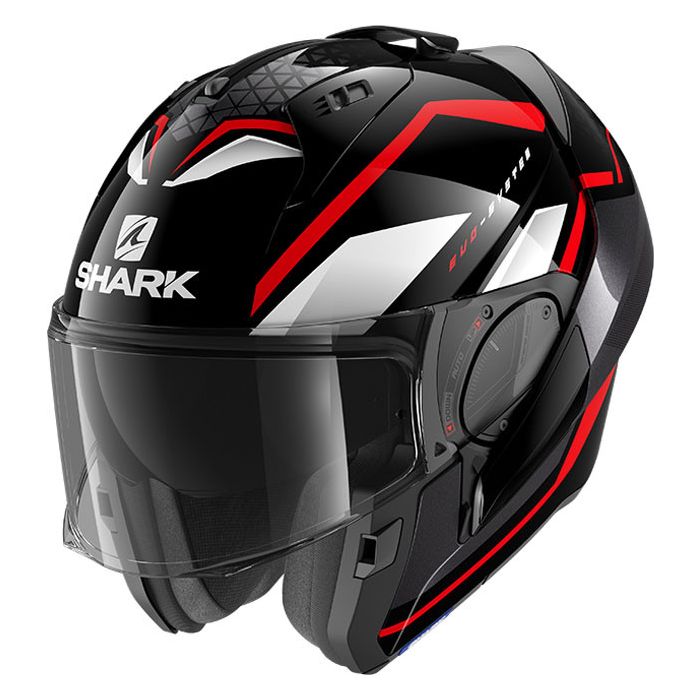 Shark EVO ES YARI modular helmet Black Red White