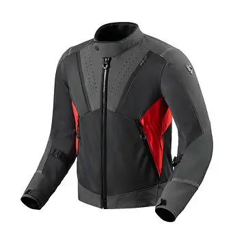 Chaqueta de Moto de Verano Rev'it Airwave 4 Negro Rojo