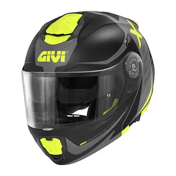 Givi  Casco modular X.27 Dimension Negro Titanio Amarillo