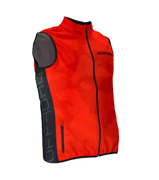 Chaleco cortavientos Acerbis SOFTSHELL X-WIND Rojo